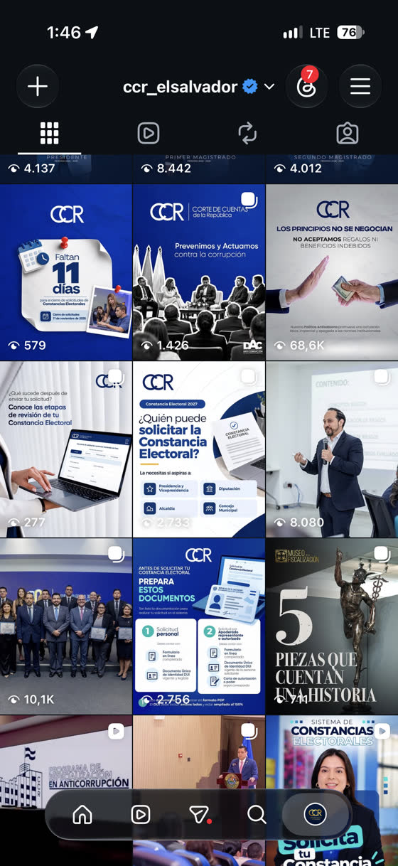 Cuadrícula de 2026 con paleta institucional, fotografía y series de campaña